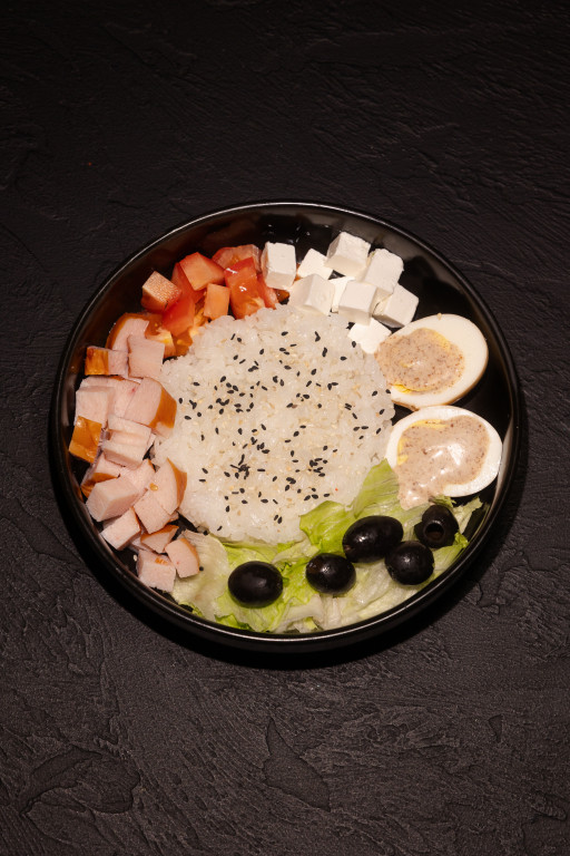 Боул з копченою куркою